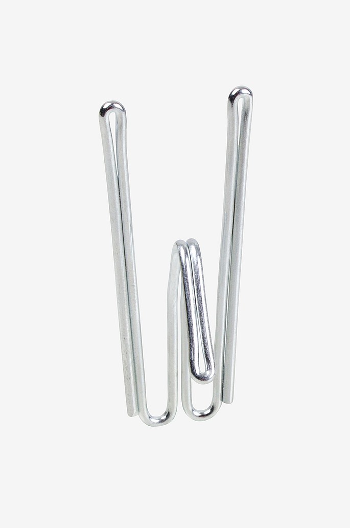 Jotex ARCHER 2-Finger-Gardinenhaken niedrig, 10er-Pack