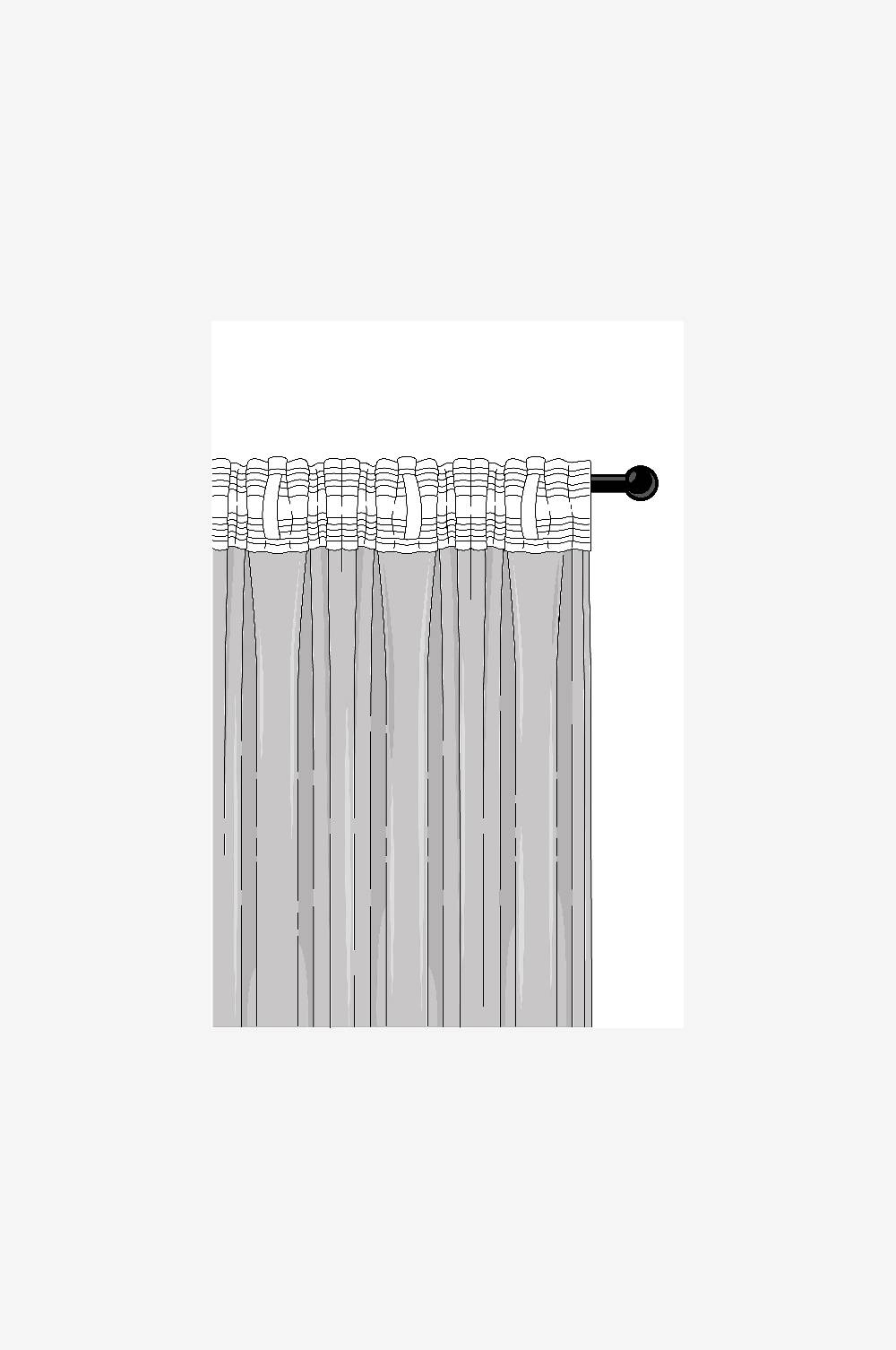 Jotex SAVANNAH Multifunktionsgardine extra breit, 1 Schal Im Verkauf
