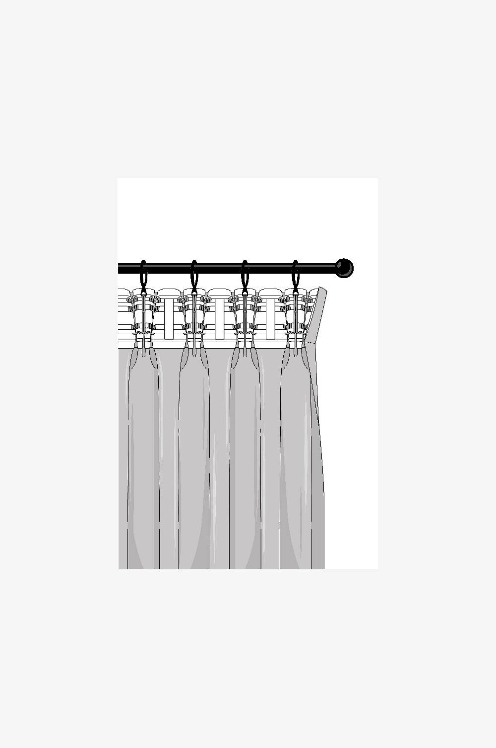 Jotex KIT Multifunktionsgardine, 2 St Auslauf