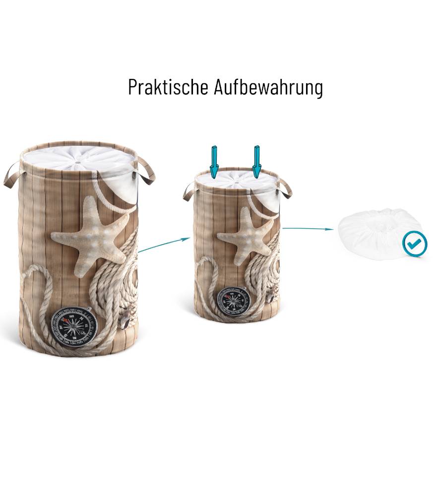 ﻿Sanilo Wäschekorb Maritime Riesige Rabatte