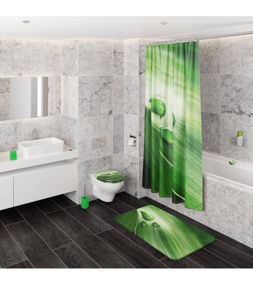 Sanilo Badteppich Green Leaf 70 x 110 cm im Angebot