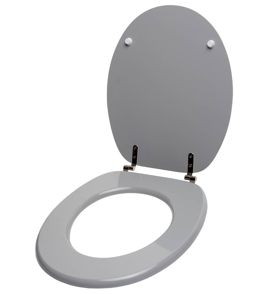 Sanilo WC-Sitz Manhattan Grau - Premium Toilettendeckel direkt vom Hersteller Tägliche Deals