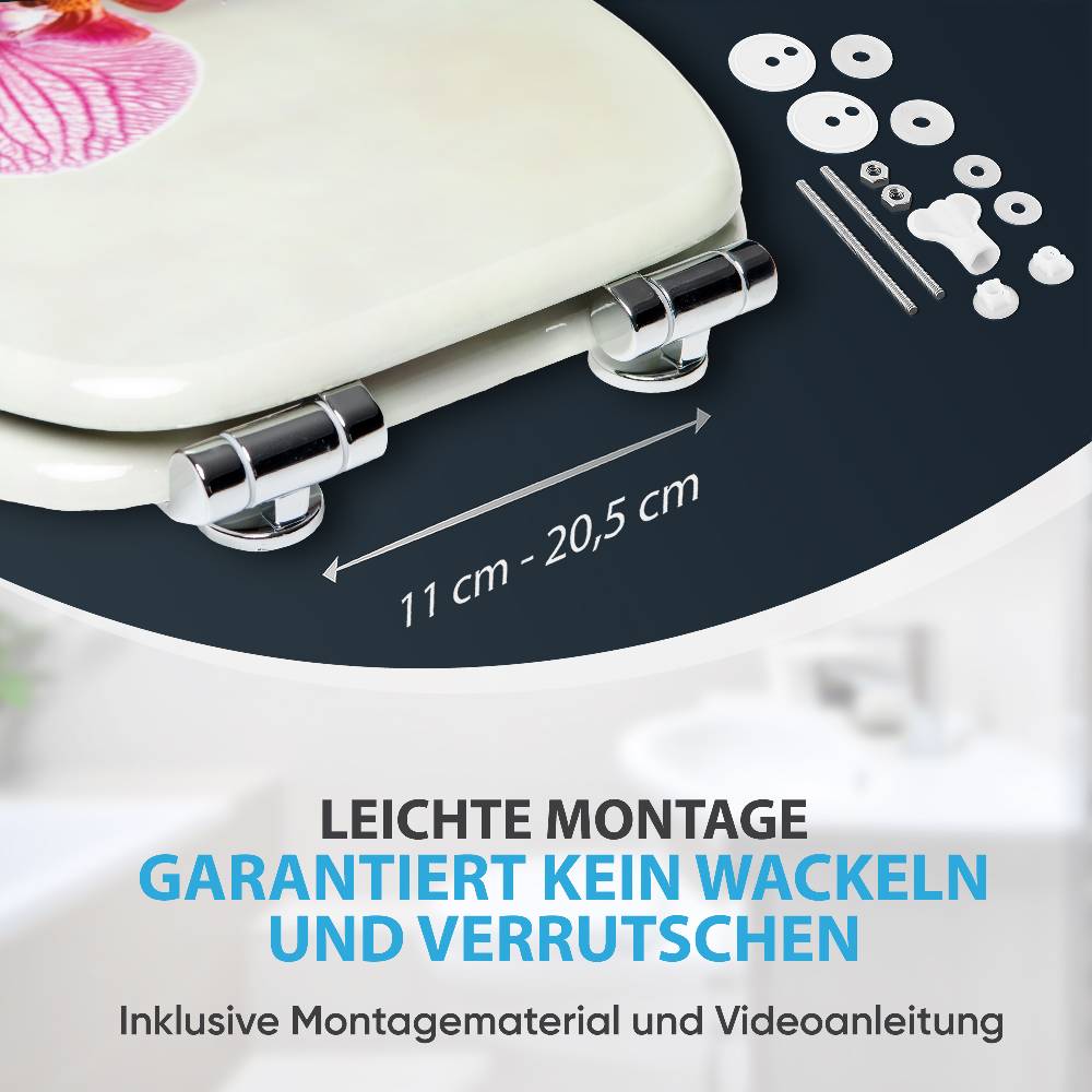 Sanilo WC-Sitz mit Absenkautomatik Wellness - Premium Toilettendeckel direkt vom Hersteller 50% Rabatt mit kostenlosem Versand