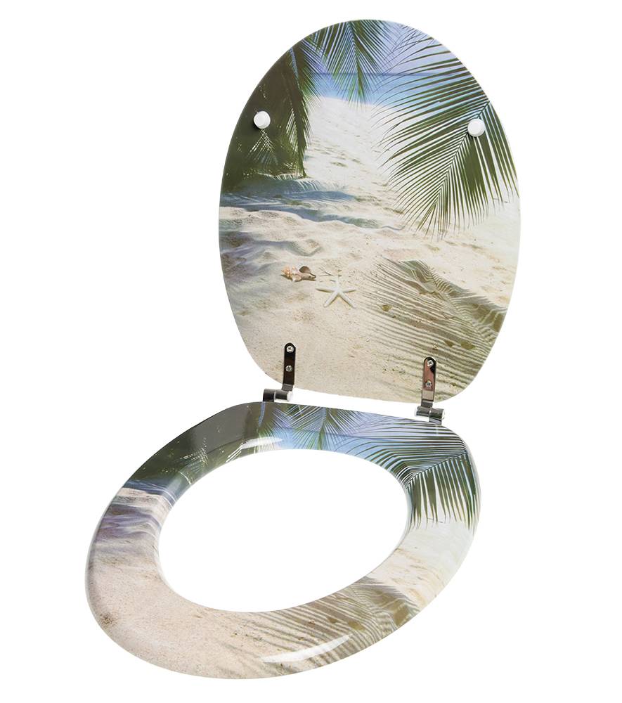 Sanilo WC-Sitz Beach - Premium Toilettendeckel direkt vom Hersteller Clearance-Verkauf