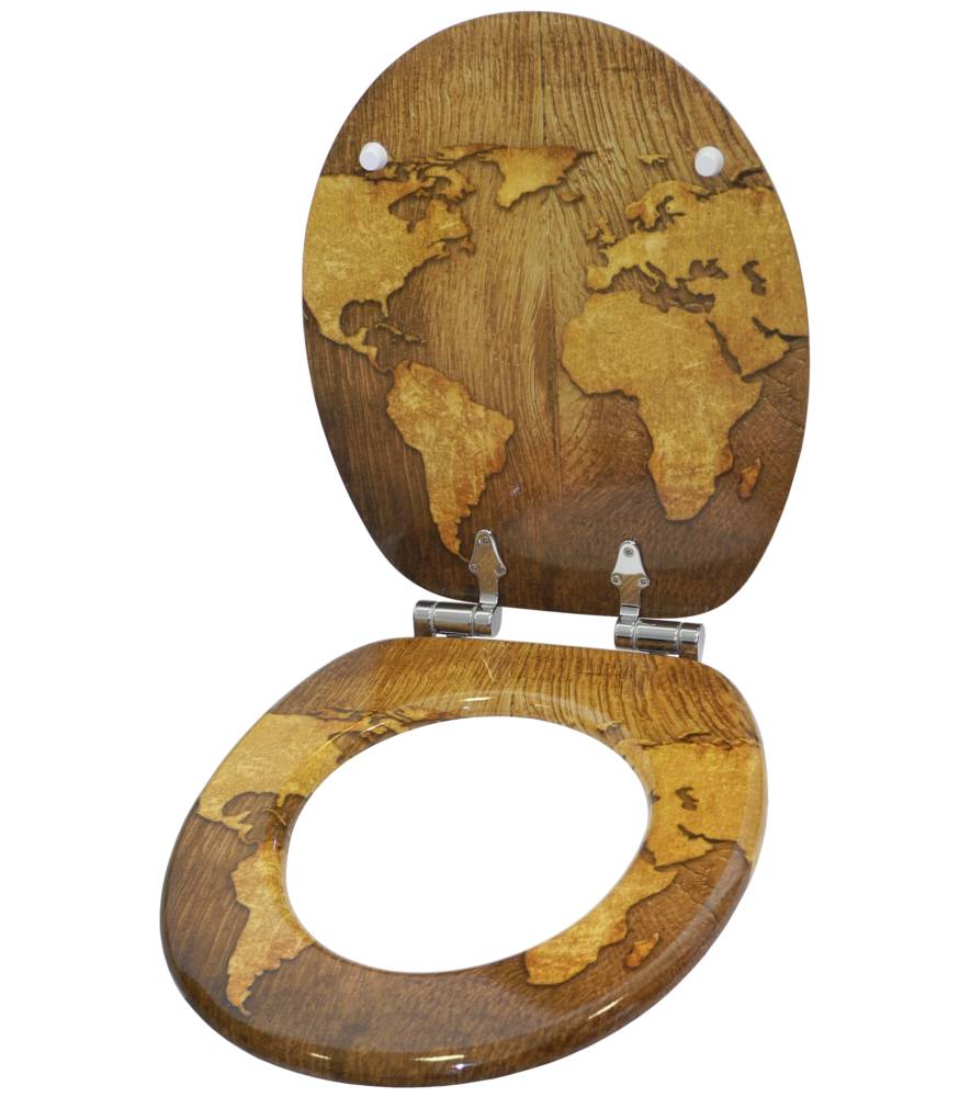 Sanilo 3-teiliges Badezimmer Set World Map Bestseller