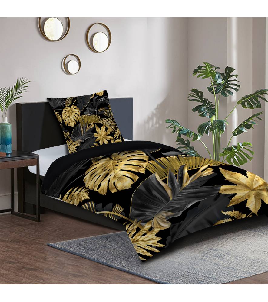 Sanilo Bettwäsche Golden Leaves 135 x 200 cm