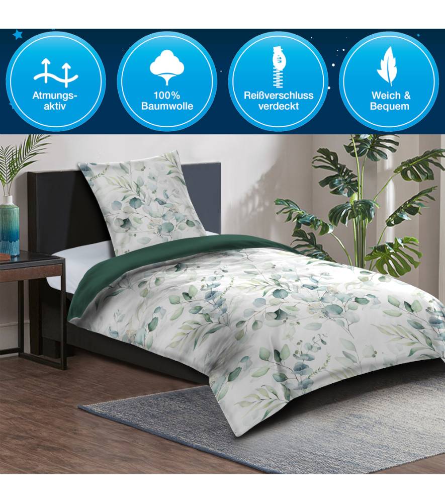Sanilo Bettwäsche Eukalyptus 135 x 200 cm Black Friday