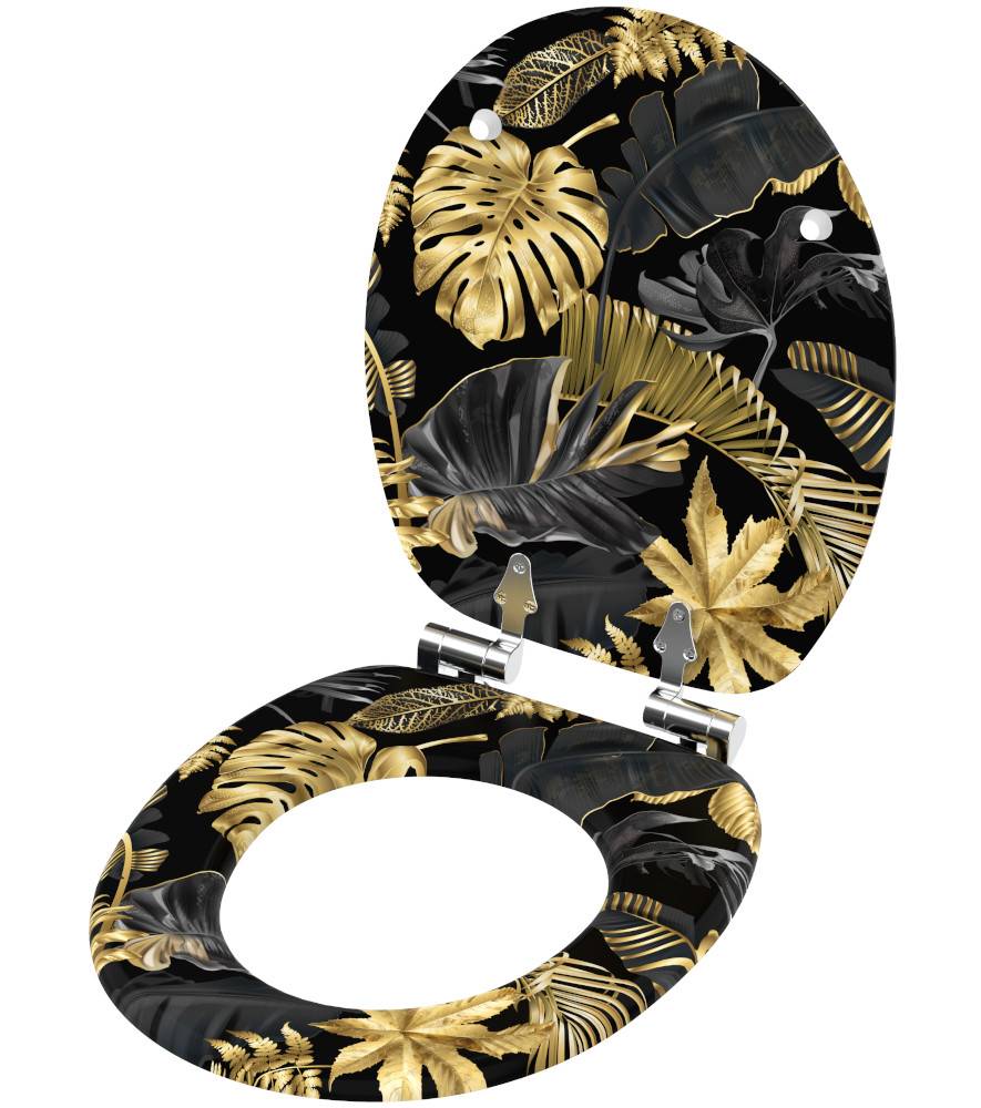 Sanilo 3-teiliges Badezimmer Set Golden Leaves VIP-Rabatte
