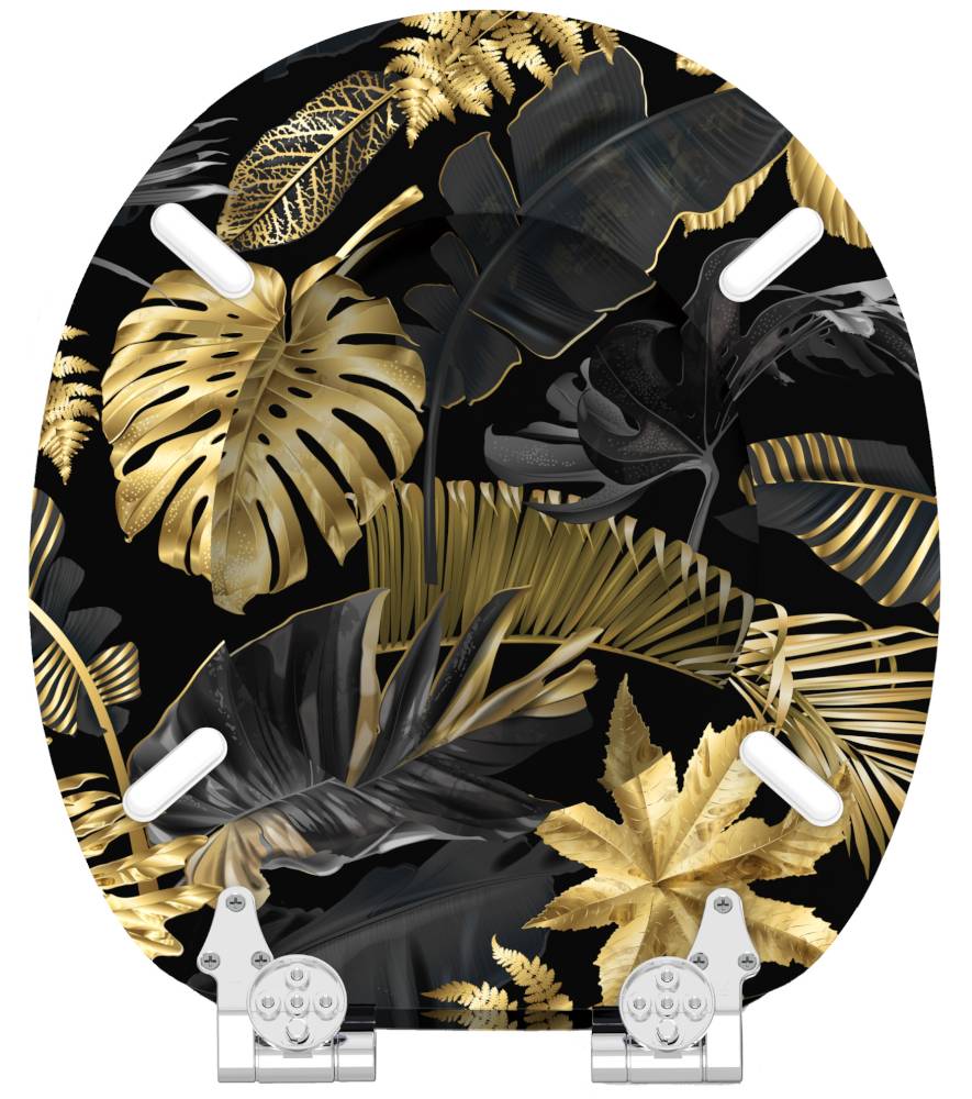 Sanilo 3-teiliges Badezimmer Set Golden Leaves VIP-Rabatte