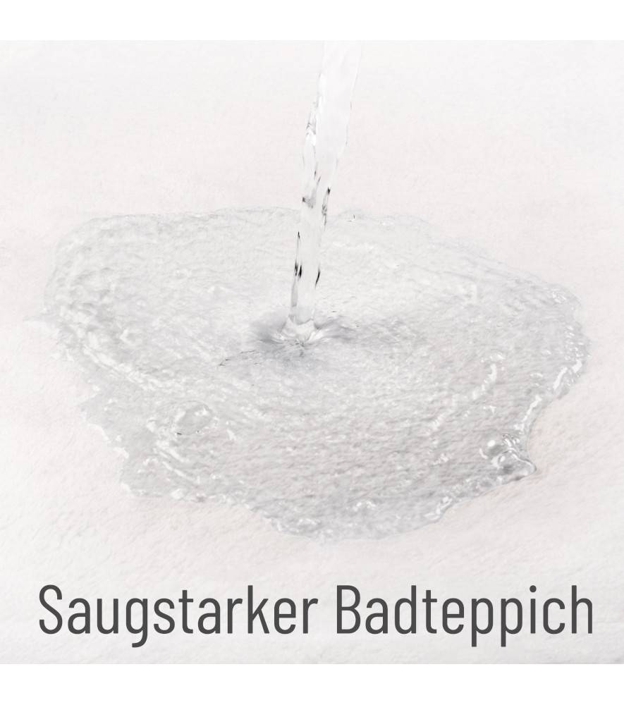 Sanilo Badteppich rund Wasserblasen Ø 80 cm 50% Rabatt mit kostenlosem Versand