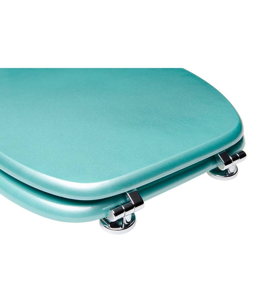Sanilo WC-Sitz Glitzer Türkis - Premium Toilettendeckel direkt vom Hersteller Online Outlet