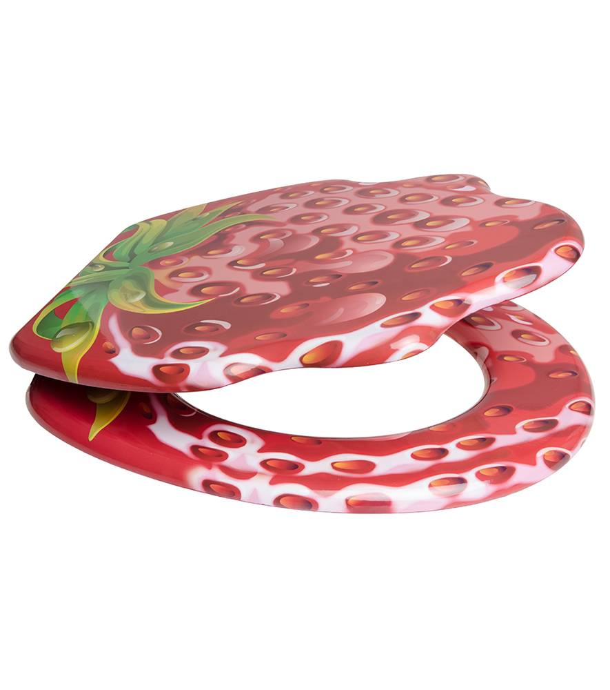 Sanilo WC-Sitz Strawberry - Premium Toilettendeckel direkt vom Hersteller Kauf eins, bekomm eins gratis