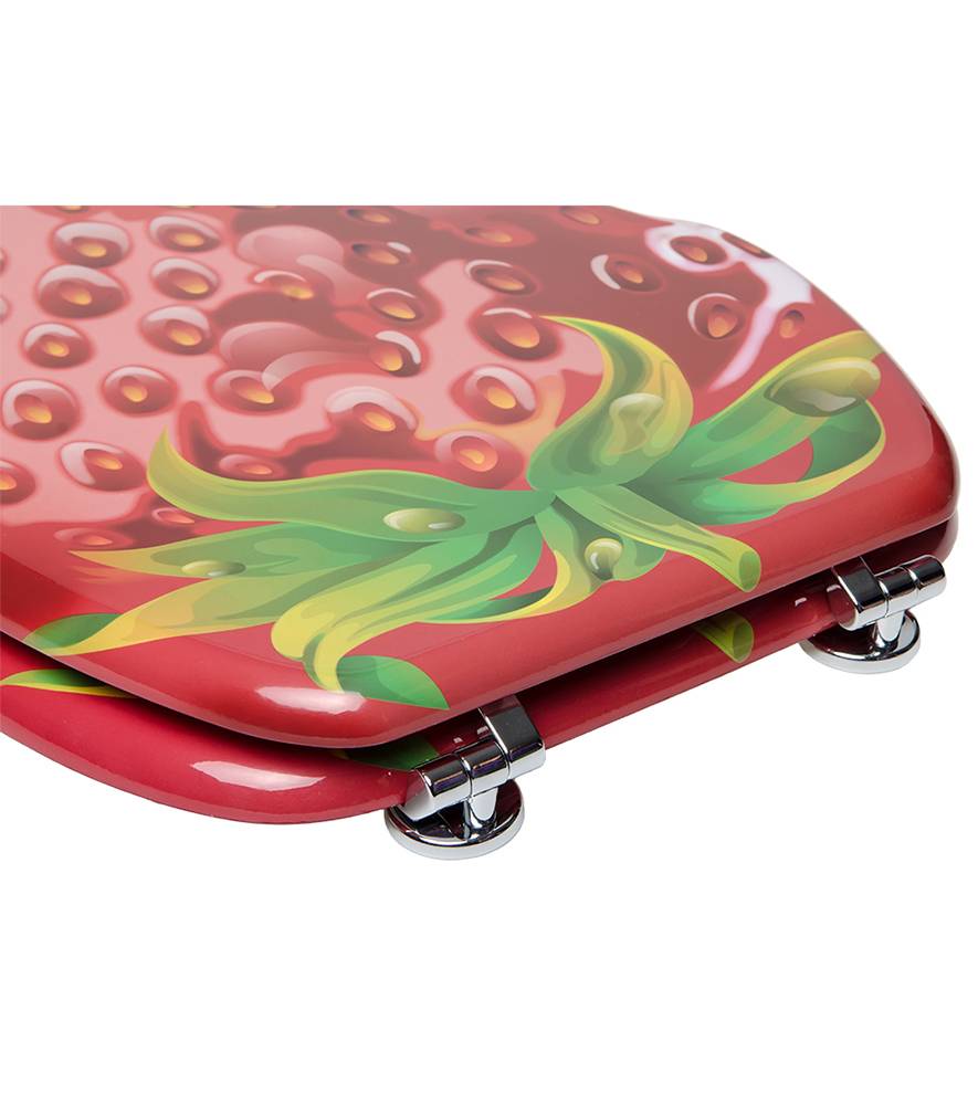 Sanilo WC-Sitz Strawberry - Premium Toilettendeckel direkt vom Hersteller Kauf eins, bekomm eins gratis