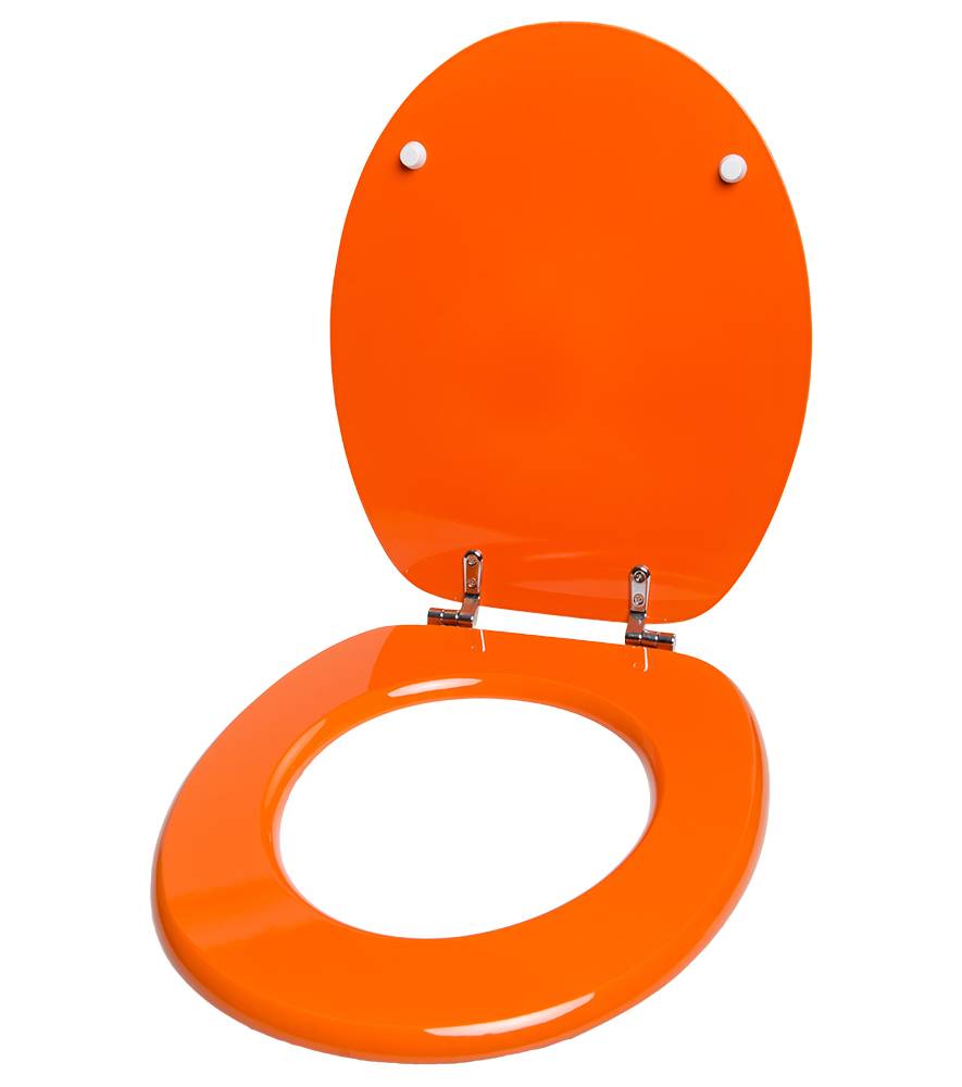 Sanilo WC-Sitz Orange - Premium Toilettendeckel direkt vom Hersteller Vierteljährliche Förderung