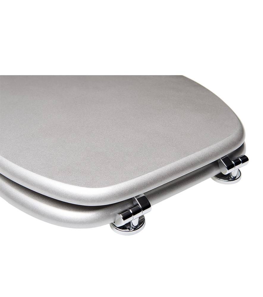 Sanilo WC-Sitz Glitzer Silber - Premium Toilettendeckel direkt vom Hersteller Bis zu 55% Rabatt
