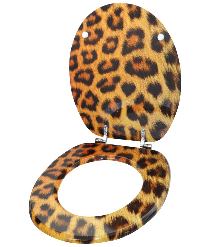 Sanilo WC-Sitz Leopardenfell - Premium Toilettendeckel direkt vom Hersteller Kostenloser Versand international