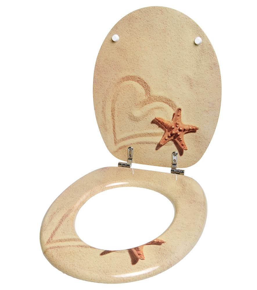 Sanilo WC-Sitz Sandy - Premium Toilettendeckel direkt vom Hersteller Black Friday Preise