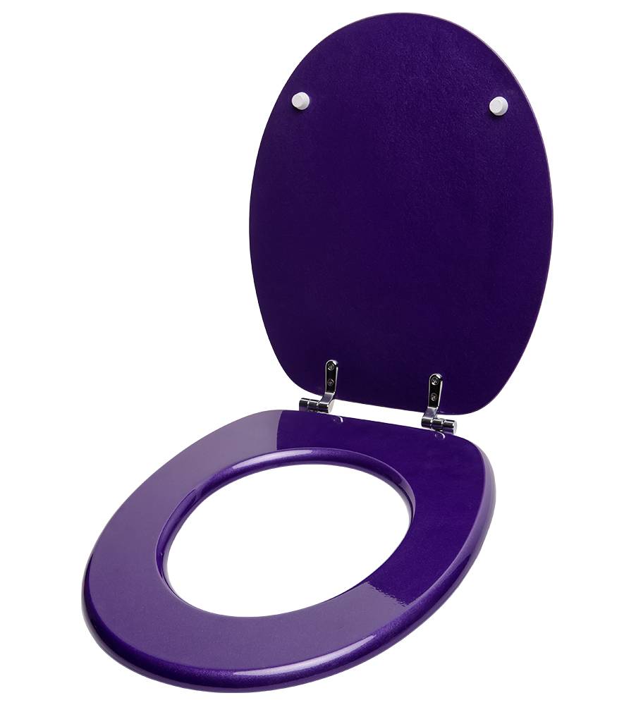 Sanilo WC-Sitz Glitzer Lila - Premium Toilettendeckel direkt vom Hersteller Blitzverkäufe