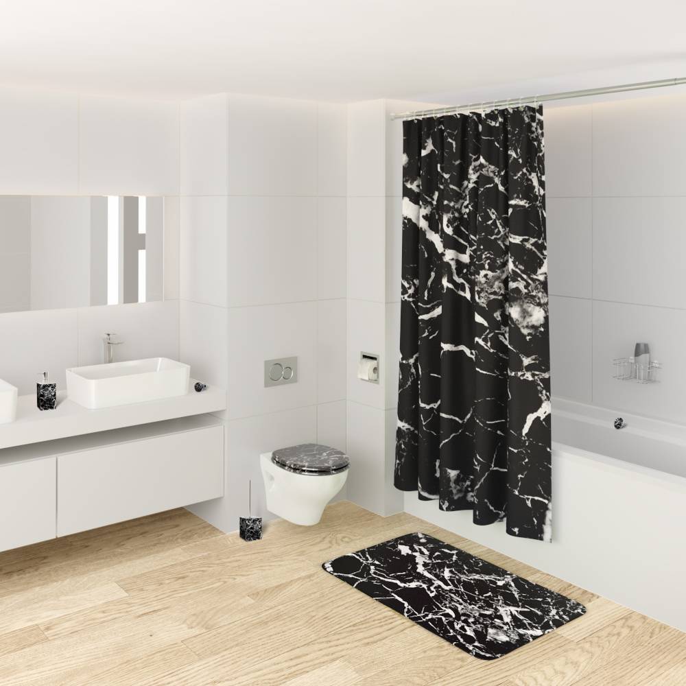 Sanilo Badezimmer Set Marmor Schwarz Letzter Tag
