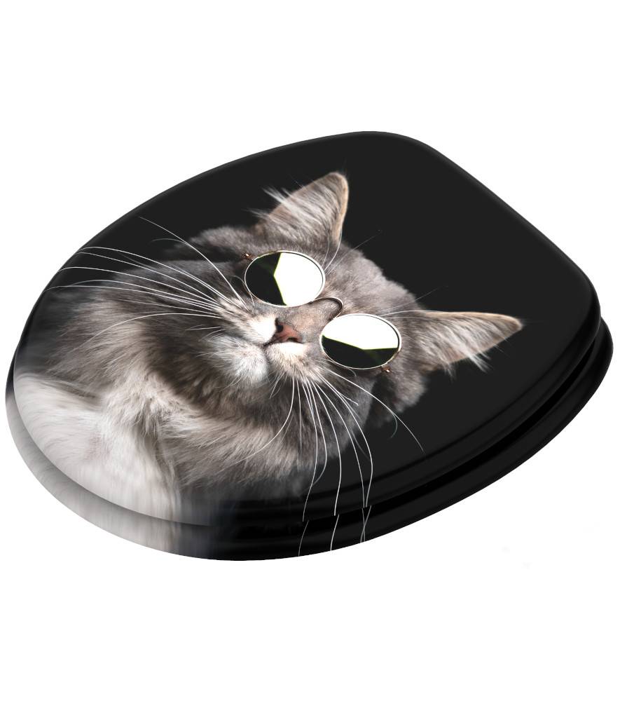 Sanilo WC-Sitz Cool Cat - Premium Toilettendeckel direkt vom Hersteller Muttertagsangebot