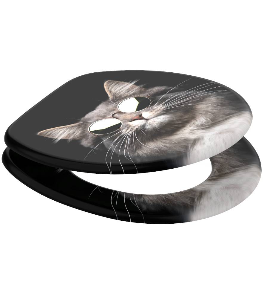 Sanilo WC-Sitz Cool Cat - Premium Toilettendeckel direkt vom Hersteller Muttertagsangebot