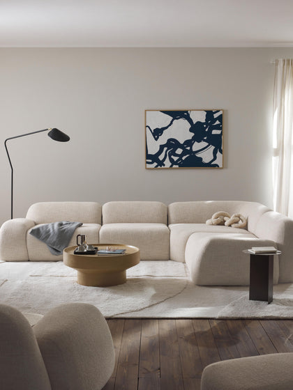 Westwing Collection Modulares Ecksofa Wolke (4-Sitzer) aus Bouclé Speichern exportieren