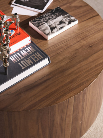 Westwing Collection Runder Holz-Couchtisch Dan zollfrei