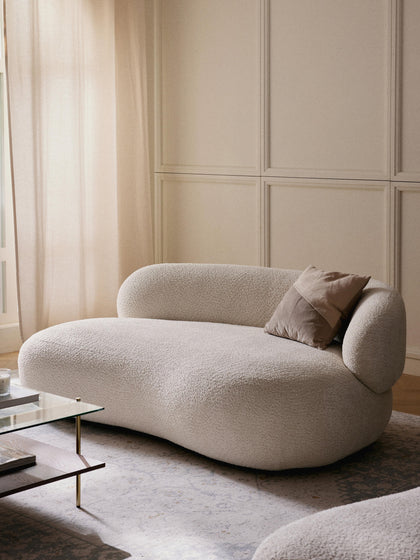 Westwing Collection Sofa Alba (2-Sitzer) aus Teddy-Bouclé Online