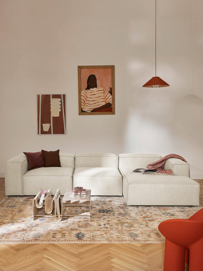 Westwing Collection Modulares Ecksofa Lennon Limitierter Zeitrabatt