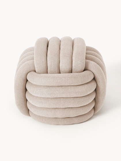 Westwing Collection Knoten-Pouf Twist Fabrikpreis