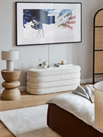 Westwing Collection Samt-Polsterbank Alto Flash Sale
