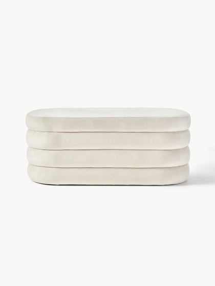 Westwing Collection Samt-Polsterbank Alto Flash Sale