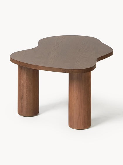 Westwing Collection Couchtisch Didi aus Eichenholz in organischer Form Begrenztes Angebot