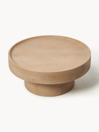 Westwing Collection Runder Couchtisch Benno aus Mangoholz Vatertagsangebot