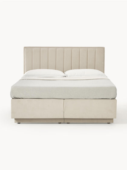 Westwing Collection Boxspringbett Livia mit Stauraum Heißer Verkauf