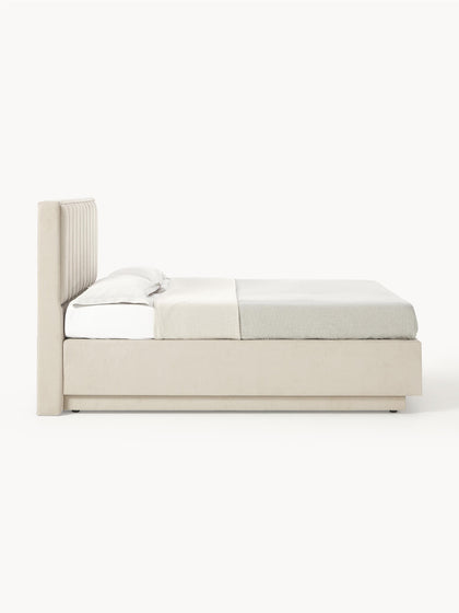 Westwing Collection Boxspringbett Livia mit Stauraum Heißer Verkauf