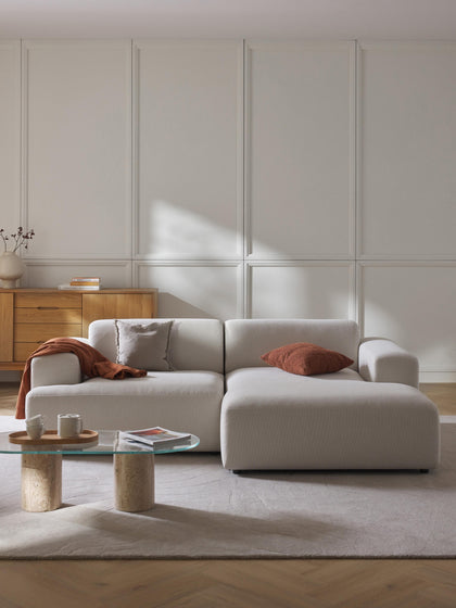 Westwing Collection Ecksofa Melva (3-Sitzer) Neueste Stile