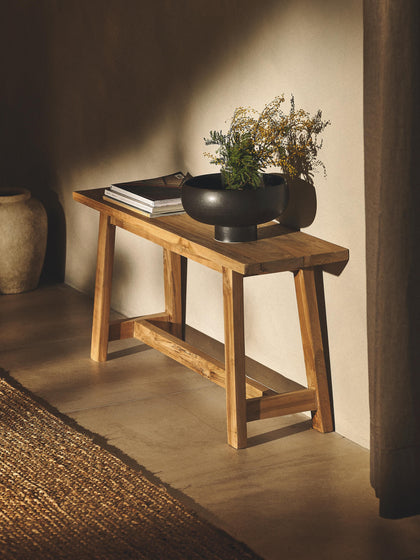 Westwing Collection Sitzbank Lawas aus Teakholz Bis zu 50% Rabatt