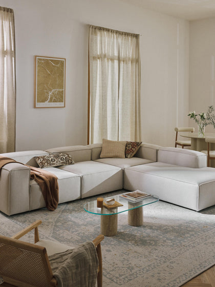 Westwing Collection Modulares XL-Ecksofa Lennon Sonderangebot der Fabrik