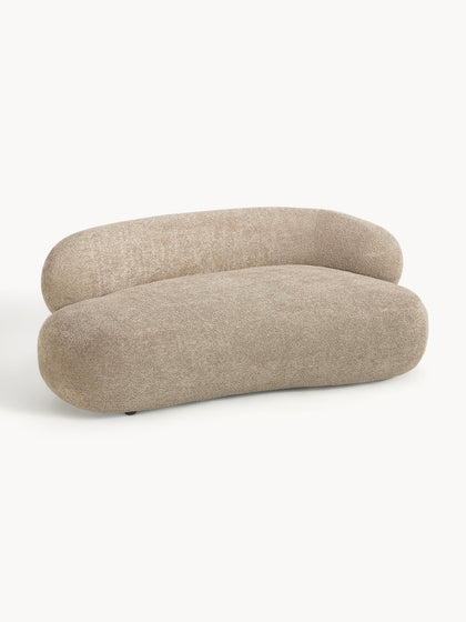 Westwing Collection Sofa Alba (2-Sitzer) aus Teddy-Bouclé Kostenloser Versand international