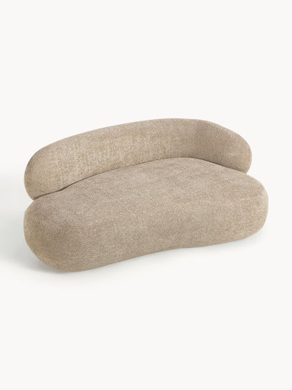 Westwing Collection Sofa Alba (2-Sitzer) aus Teddy-Bouclé Kostenloser Versand international