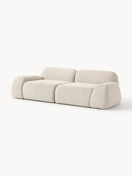 Westwing Collection Modulares Sofa Wolke (3-Sitzer) aus Bouclé Black Friday Preise