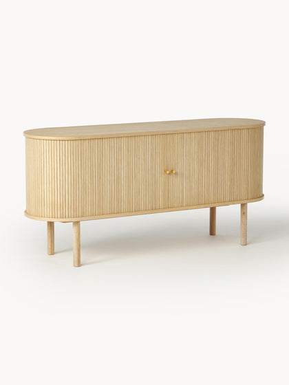 Westwing Collection Sideboard Calary mit geriffelter Front 50% Rabatt für begrenzte Zeit