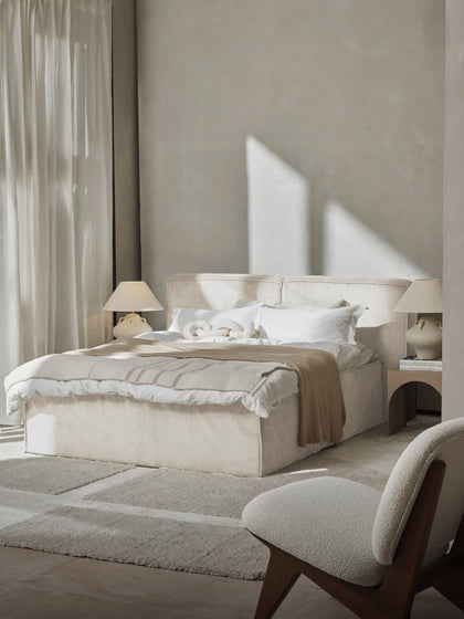 Westwing Collection Cord-Boxspringbett Lennon Meist gekauft
