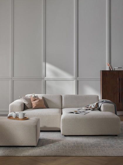 Westwing Collection Ecksofa Melva (3-Sitzer) Fabrikpreis