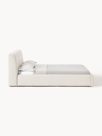 Westwing Collection Bouclé-Polsterbett Cloud mit Stauraum Versandkostenfrei
