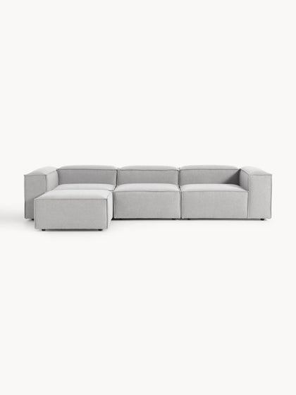 Westwing Collection Modulares Sofa Lennon (4-Sitzer) mit Hocker (links/rechts) Großer Ausverkauf