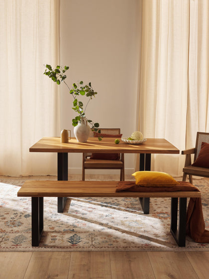Westwing Collection Esstisch Oliver aus Eichenholz in verschiedenen Größen Osterangebot