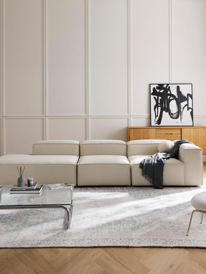 Westwing Collection Modulare XL-Ottomane Lennon Lagerräumung