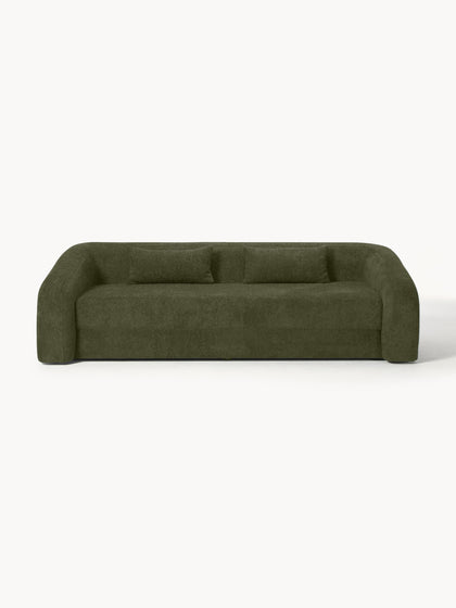 Westwing Collection Schlafsofa Eliot (3-Sitzer) aus Teddy-Bouclé Neuheiten